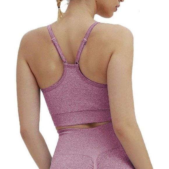 Women's Yoga Bra with Removable Pads - Picture 2 of 4